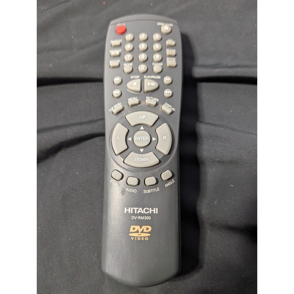 OEM Original Genuine Hitachi DV-RM300 DVD Player Remote Control with batteries